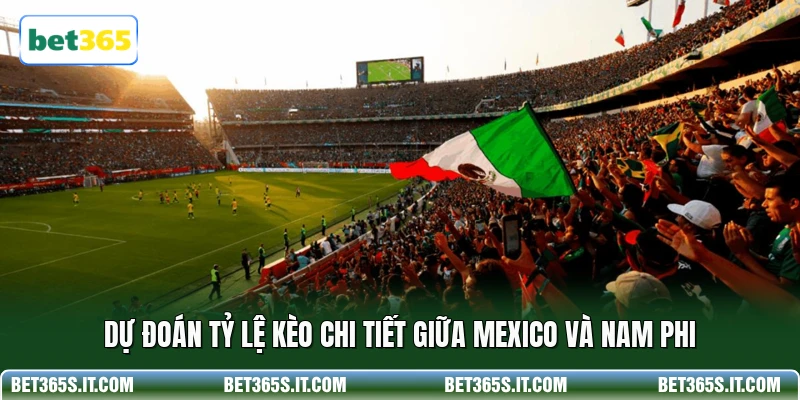 Dự đoán tỷ lệ kèo chi tiết giữa mexico và nam phi